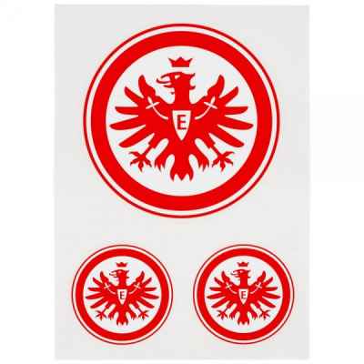 Sticker Eintracht Frankfurt Aufkleber plus gr Autoaufkleber  Logo rot 30 cm 