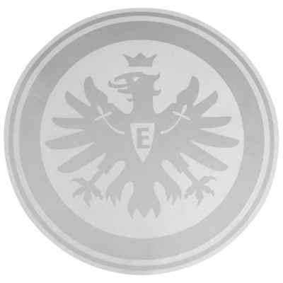 plus Lese Sticker Autoaufkleber  Logo schwarz Eintracht Frankfurt Aufkleber 
