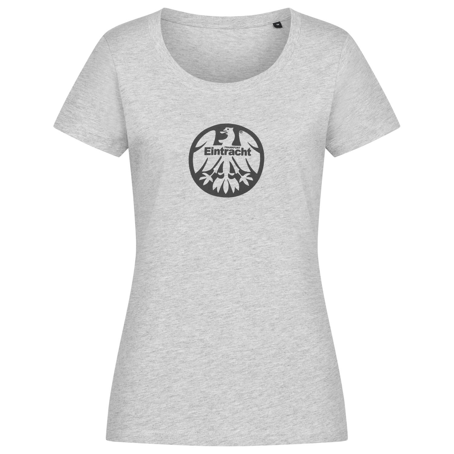 Bild 1: Damen T-Shirt 80er Logo Grau