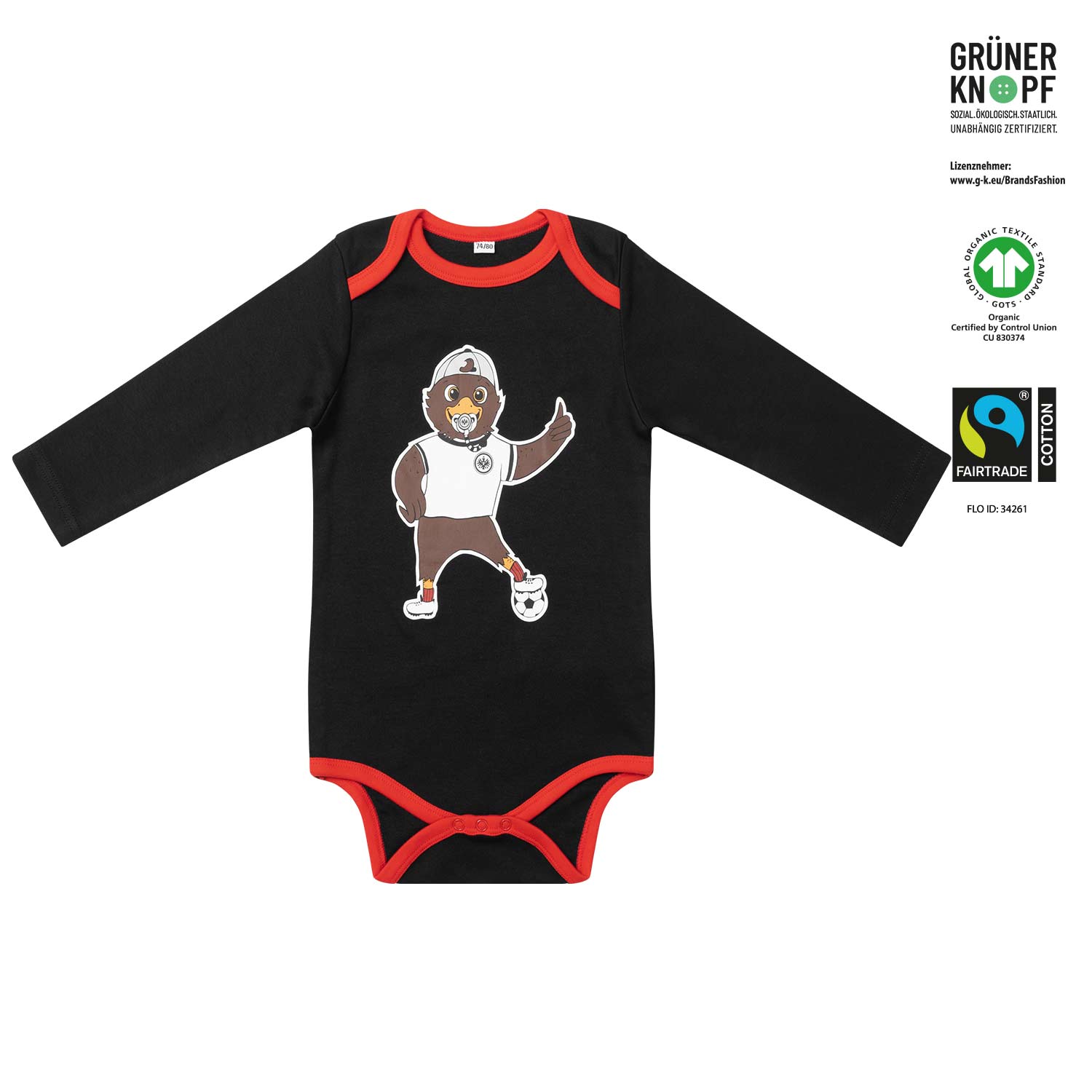 Bild 1: Baby Bodysuit Long Sleeve Eagle