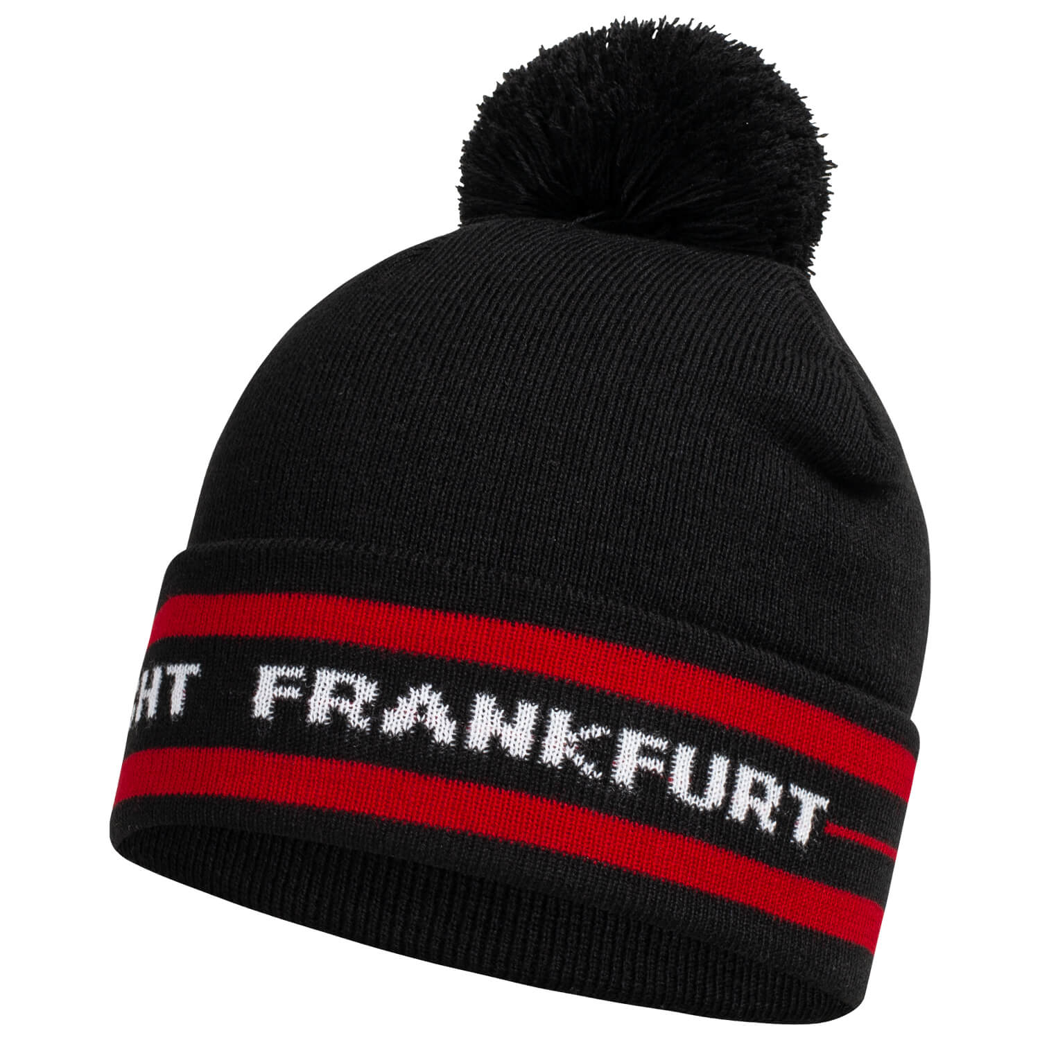 Bild 1: Beanie Eintracht Frankfurt Pompom