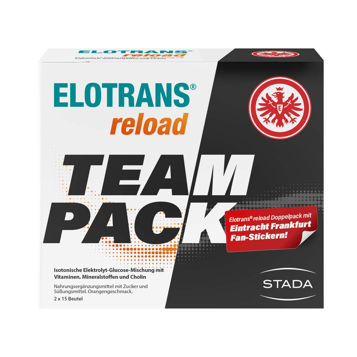 Bild 1: Elotrans® Reload X Eintracht Frankfurt Team Pack (83,66€/kg)