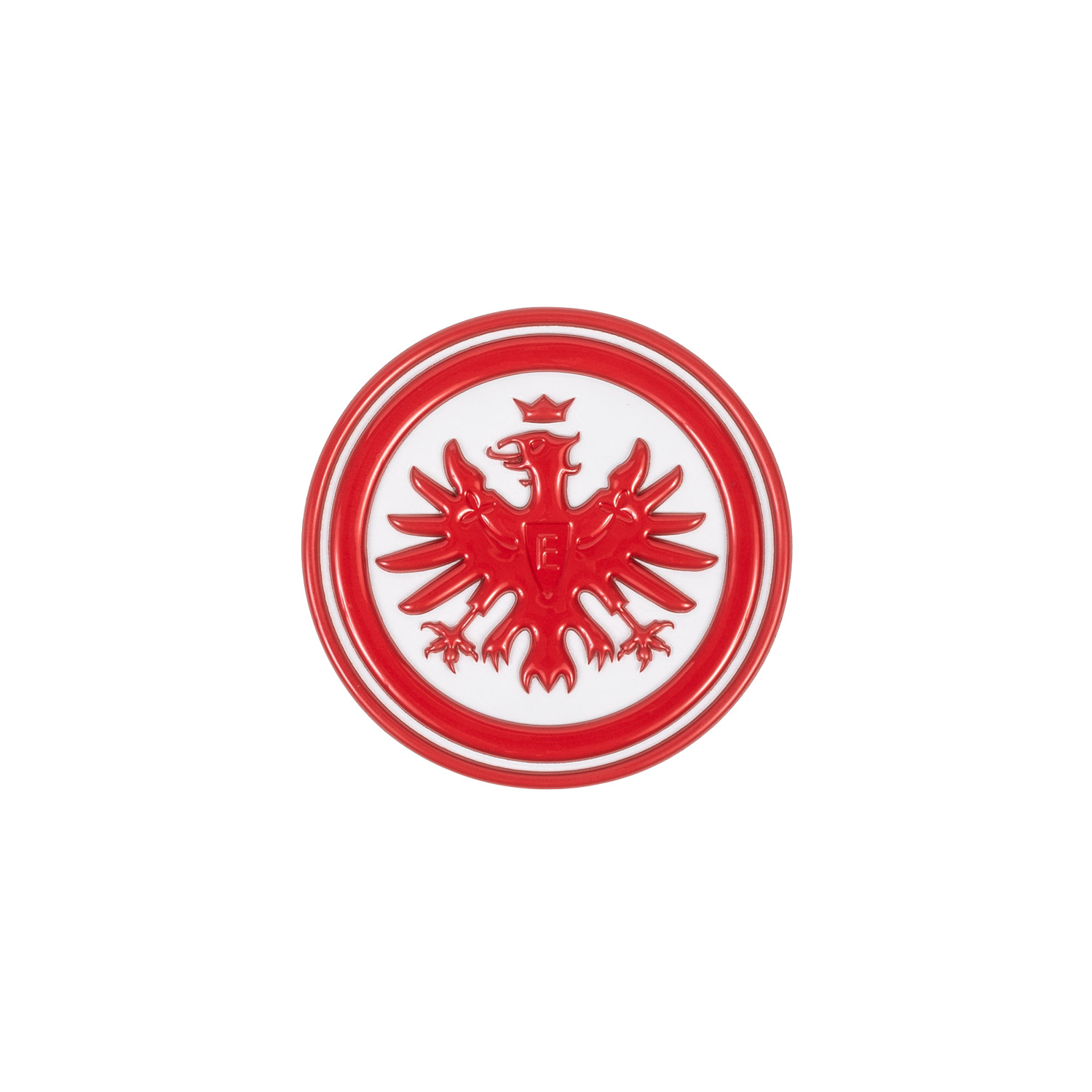 Bild 1: Aufkleber 3D Logo rot