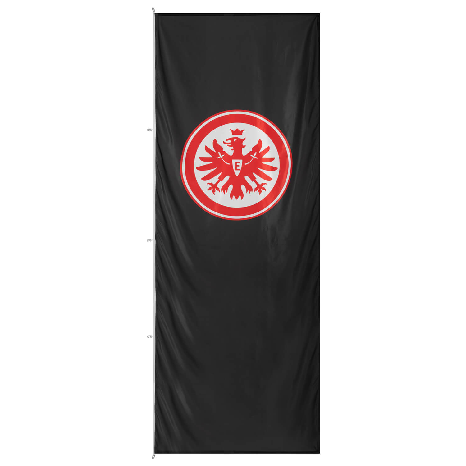 Bild 1: Hoistable flag logo black 150 x 400cm
