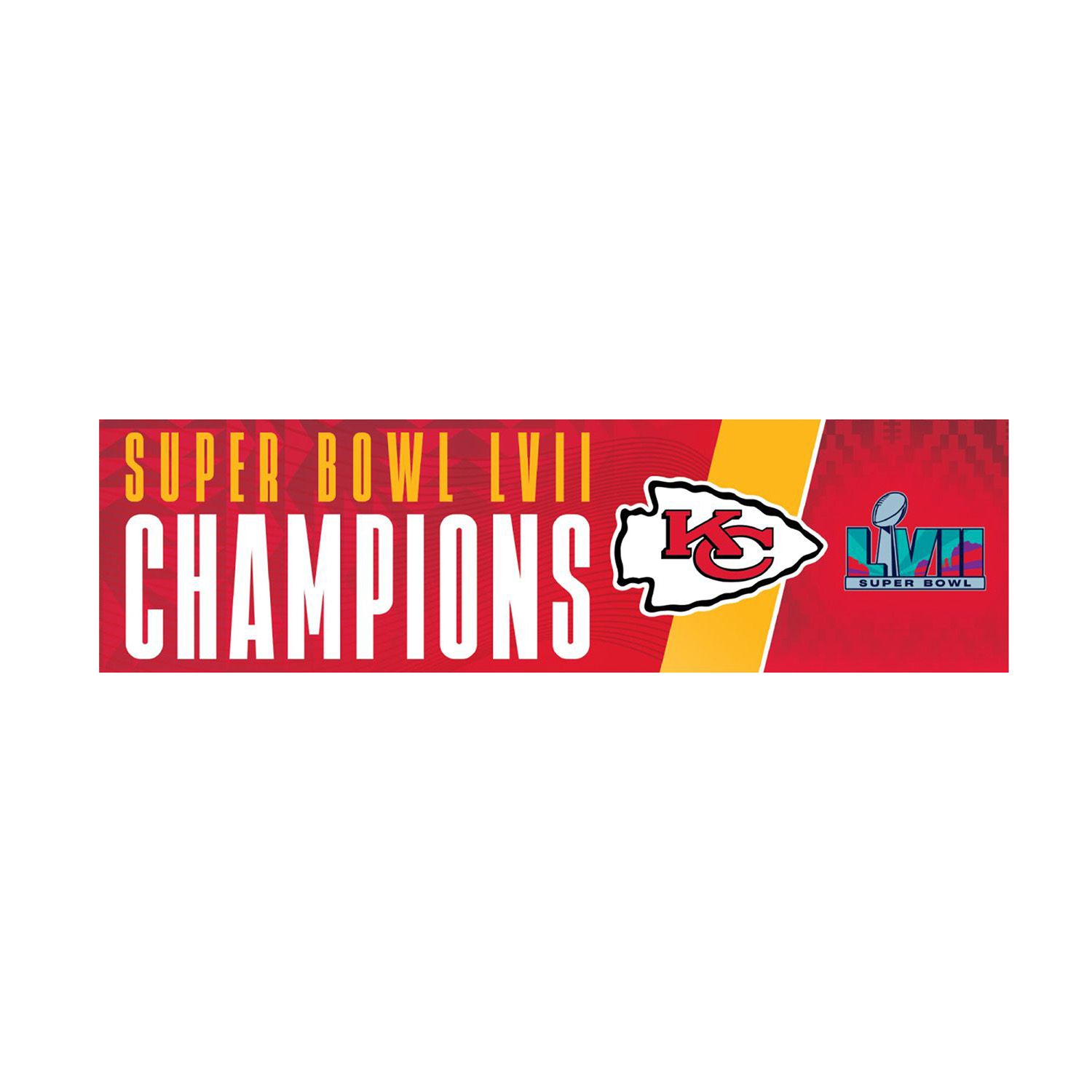 Bild 1: NFL Bumper Sticker Chiefs Champions 2023