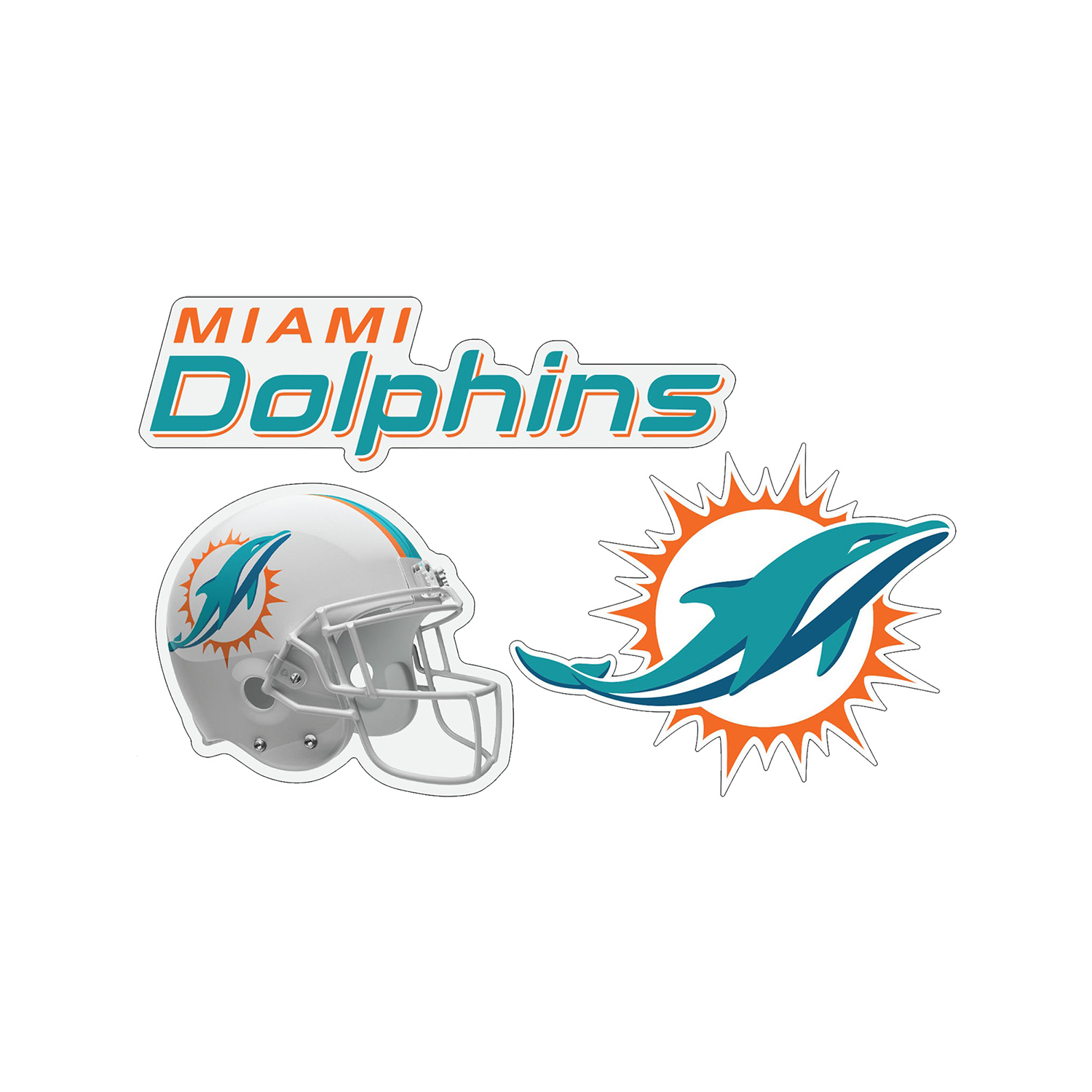 Bild 1: NFL Magnet Set Dolphins
