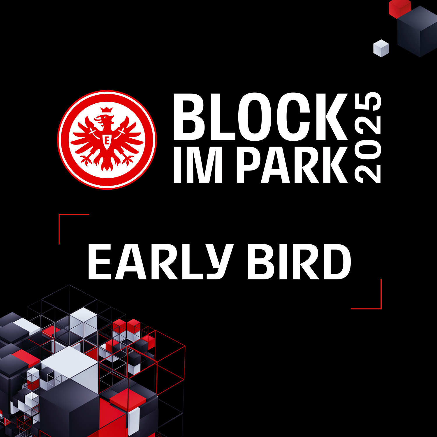 Bild 1: EARLY BIRD - BLOCK IM PARK 2025 AM 15. MAI 2025