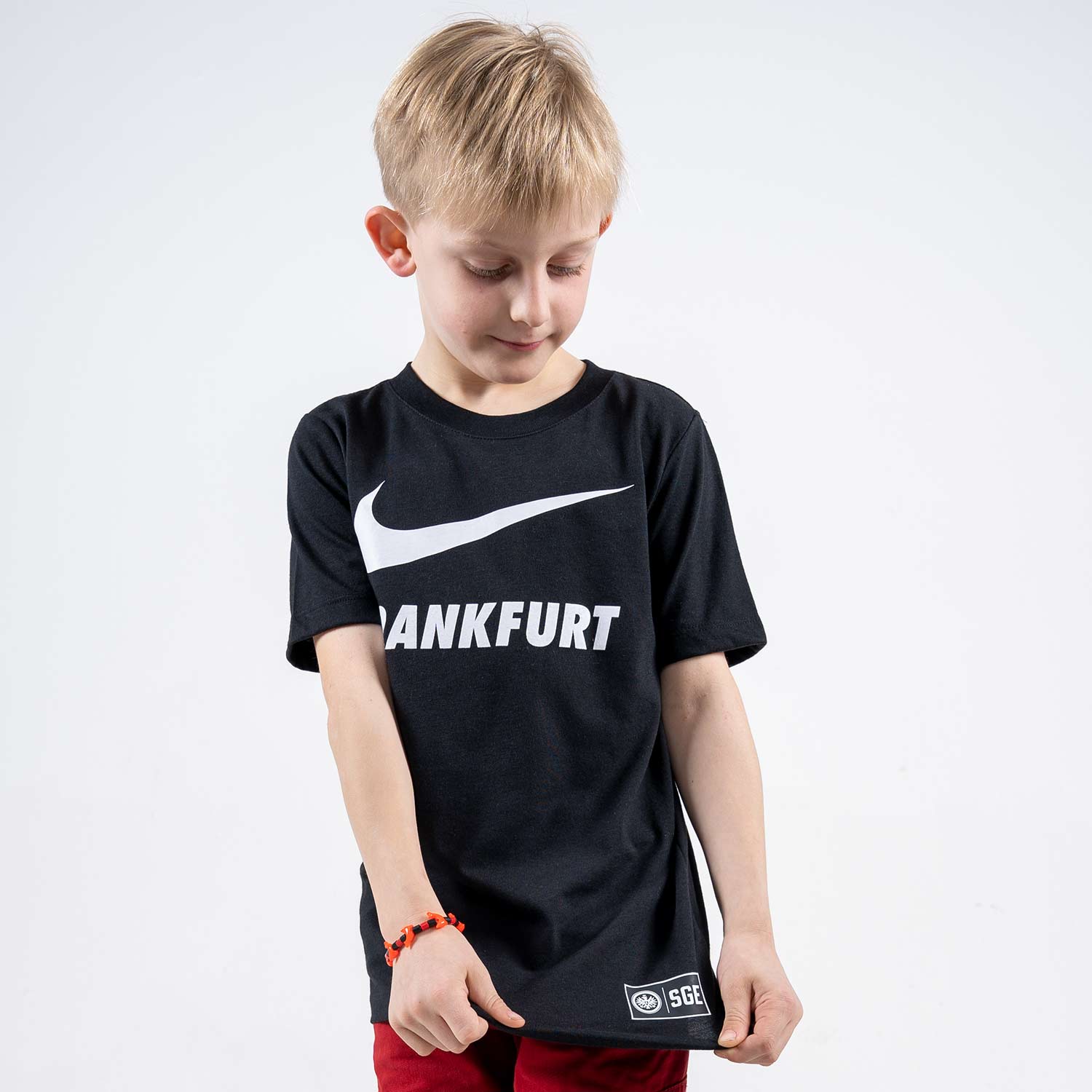 Bild 4: Nike Kids T-Shirt Swoosh schwarz