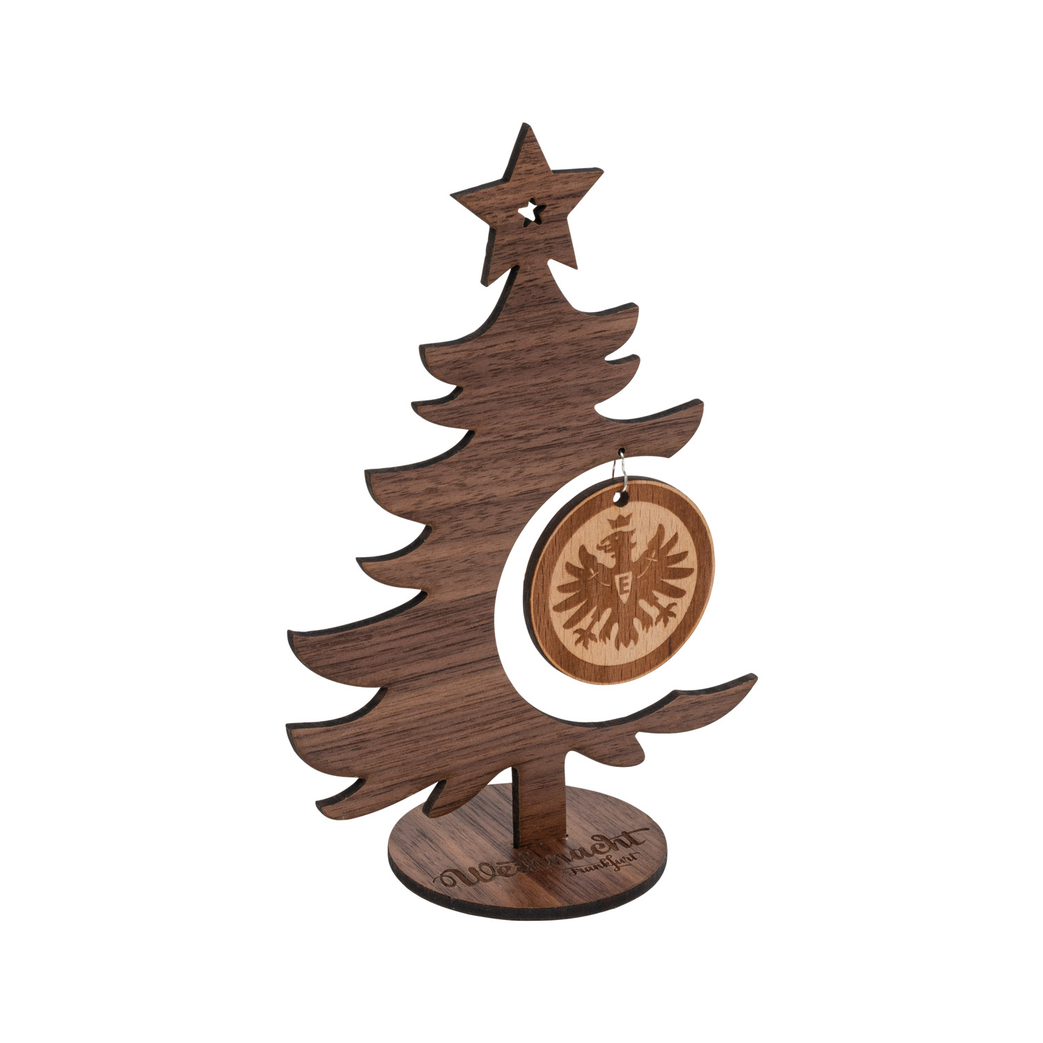 Bild 2: Christbaum mit Logo Holz