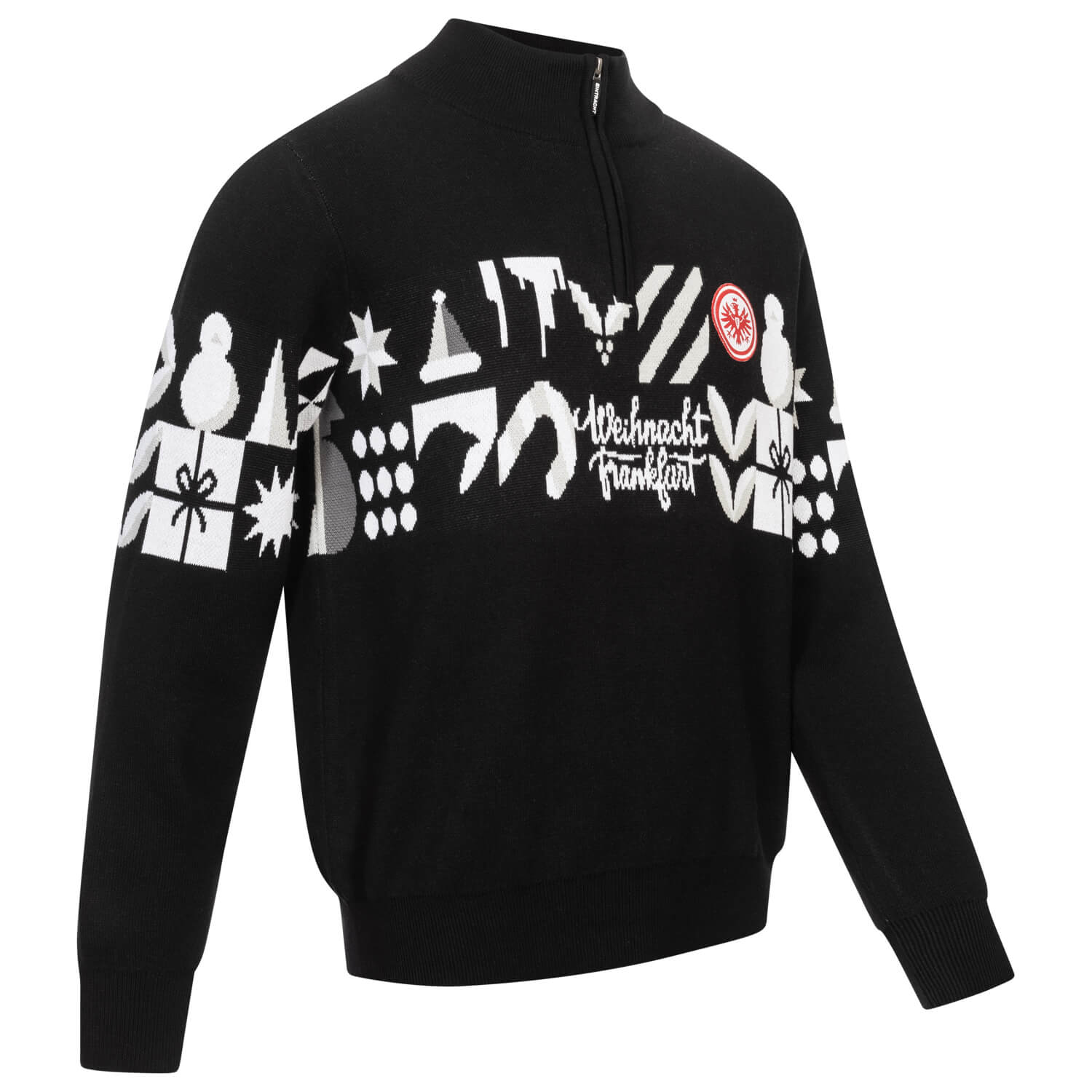 Bild 4: Half-Zip Weihnachts-Sweater X-Mas 24