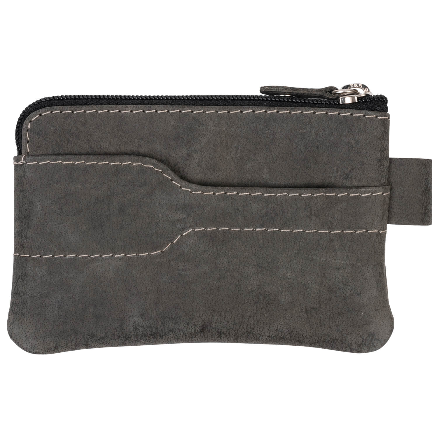 Bild 2: Gray Leather Key Pouch