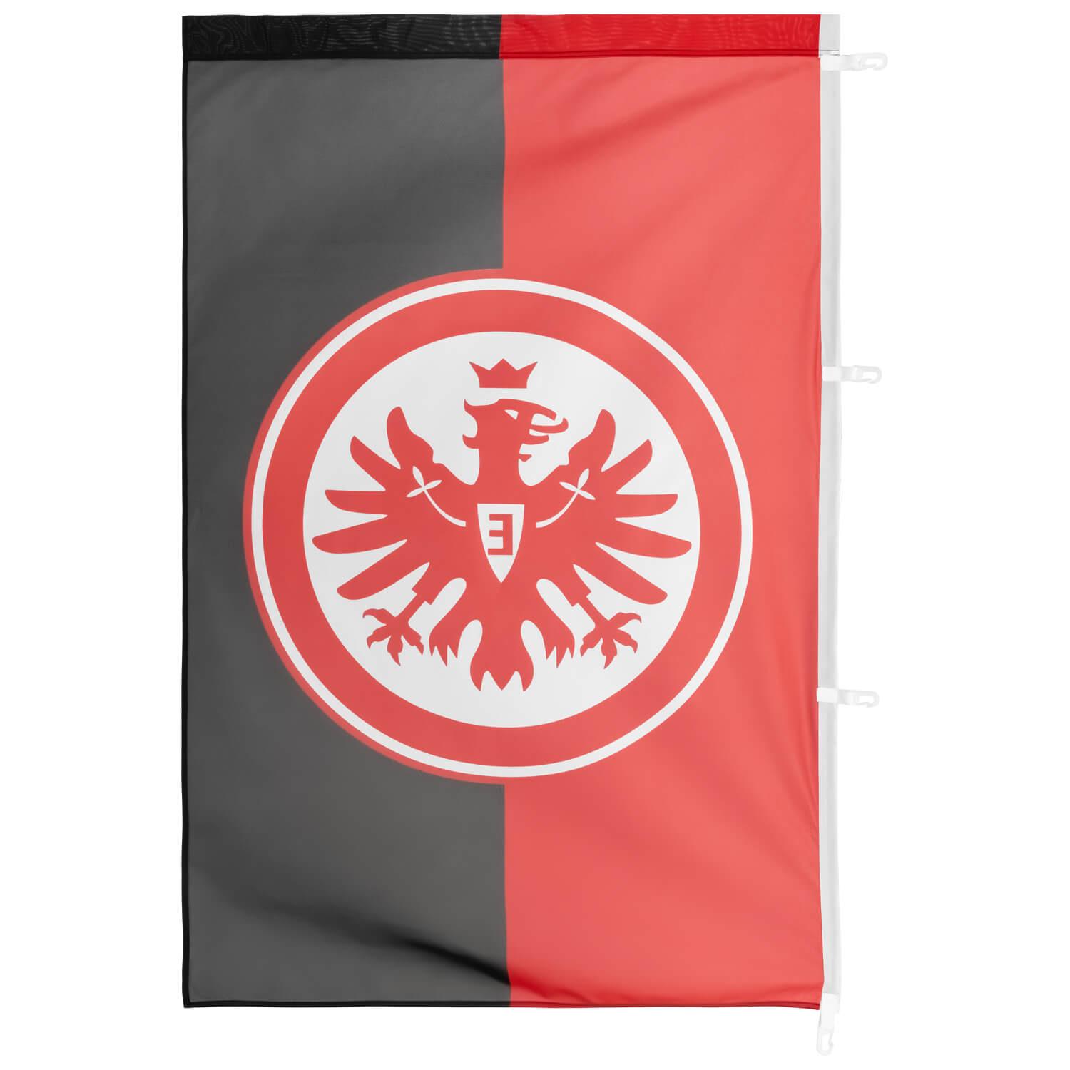 Bild 2: Hissfahne Logo rot/schwarz 100 x 150cm