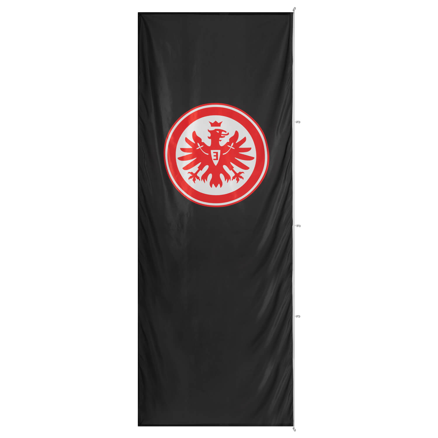 Bild 2: Hoistable flag logo black 150 x 400cm