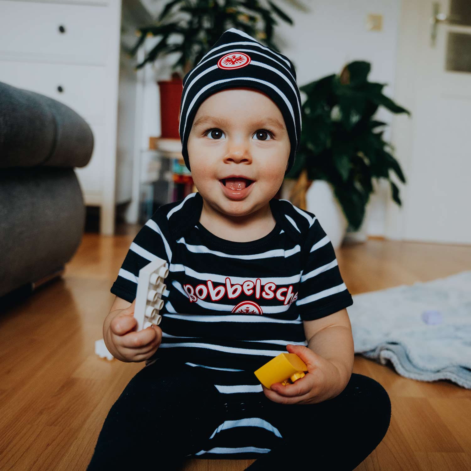 Bild 8: Baby Reversible Beanie Stripes