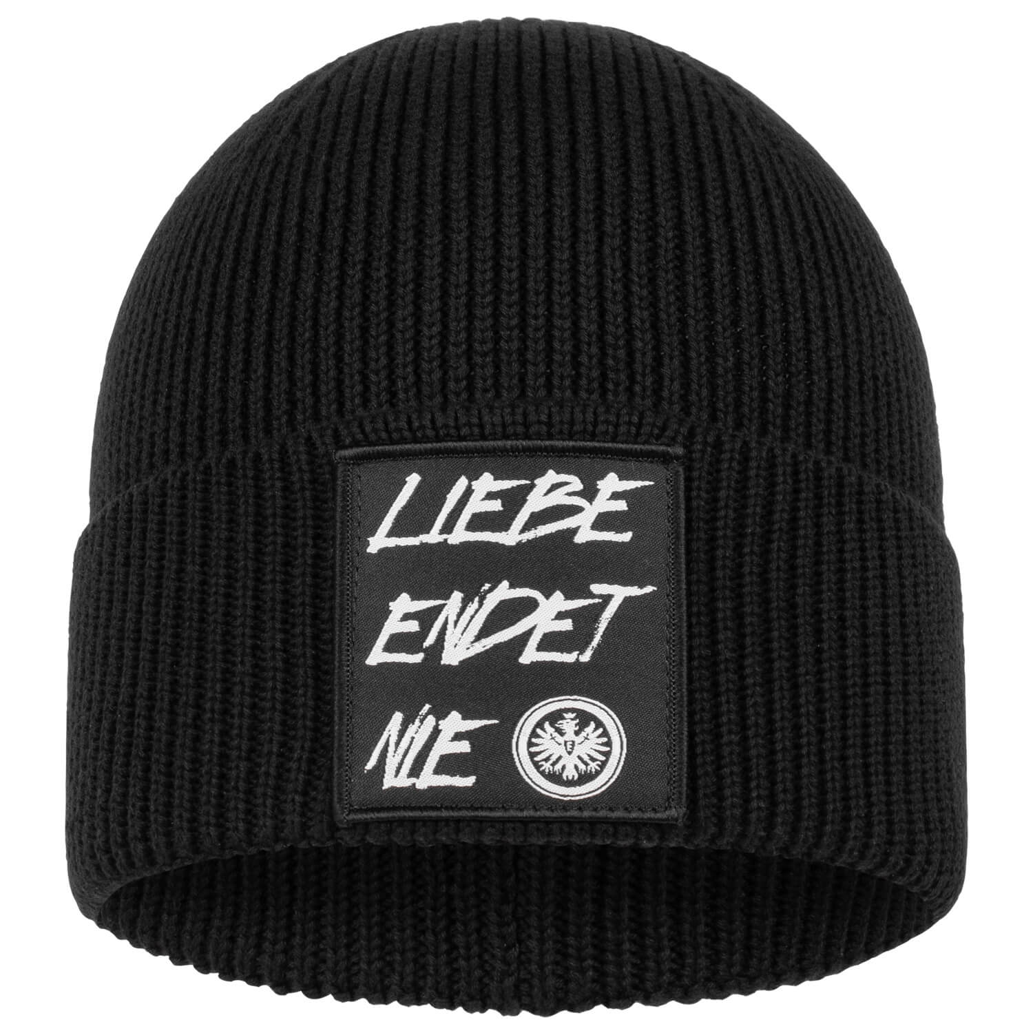 Bild 2: Beanie Liebe Endet Nie Schwarz