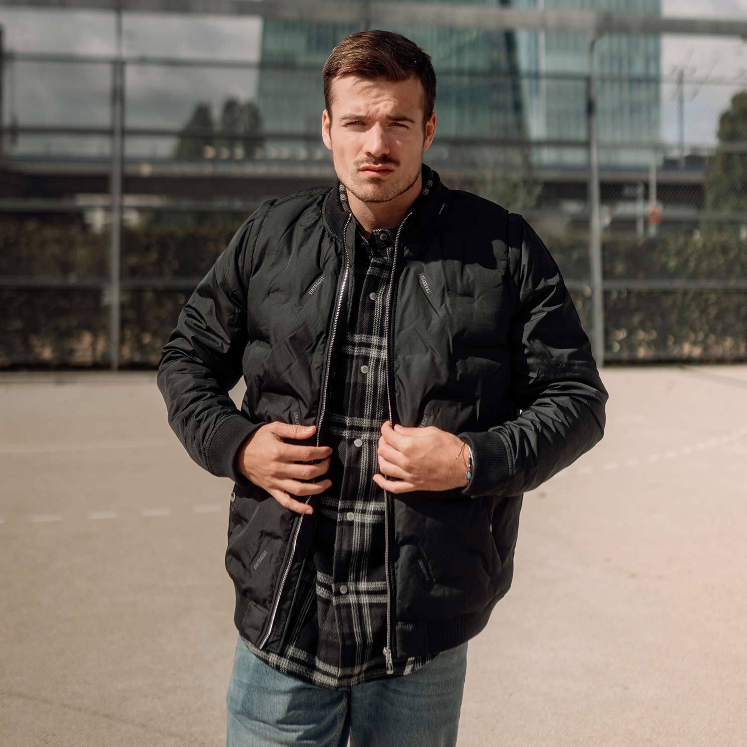 Feather bomber jacket store