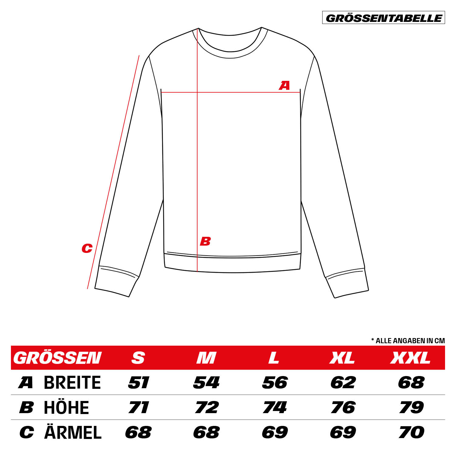 Champion sweater sales size chart nike