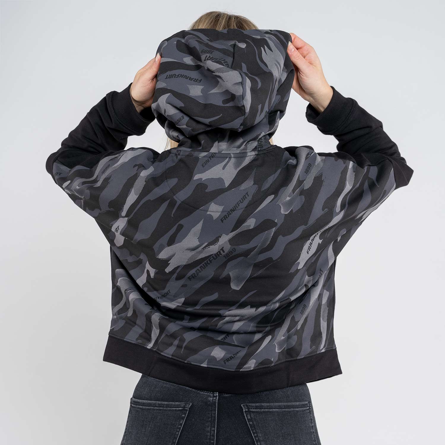 Hoodie kamuflage top
