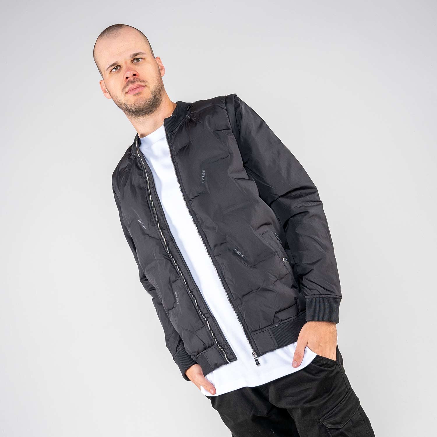 Feather bomber jacket store