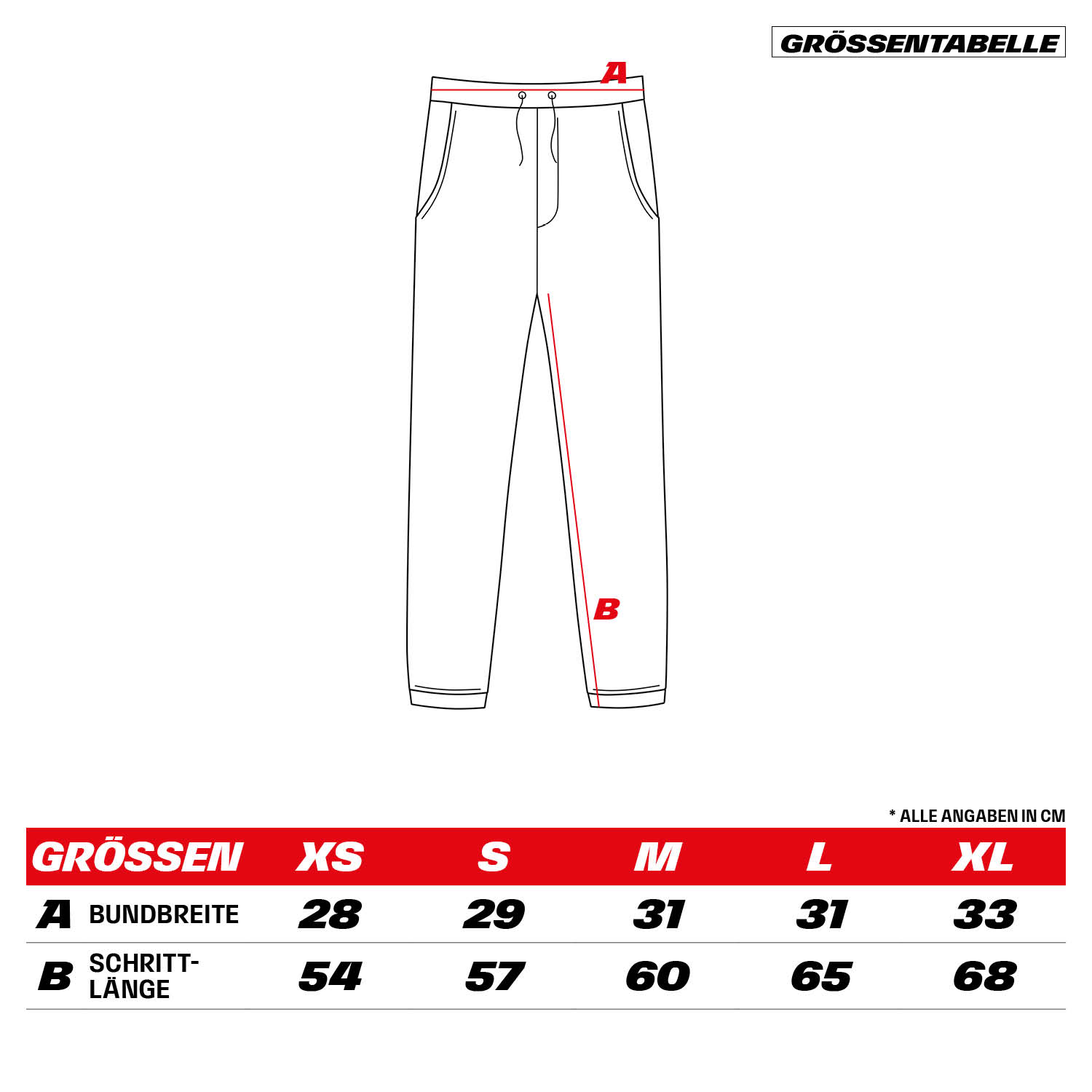 Nike mens track pants size chart new arrivals