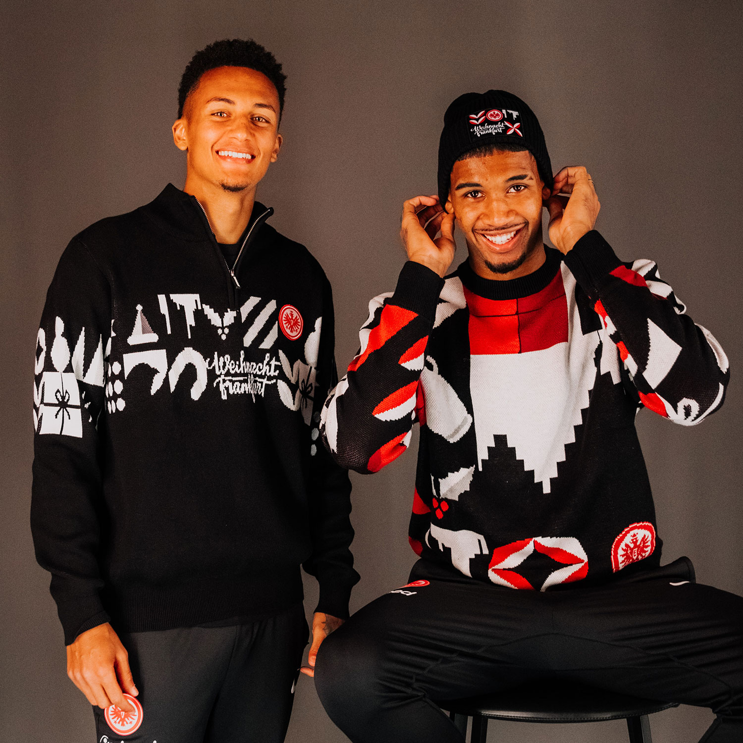 Half zip christmas sweater cheap