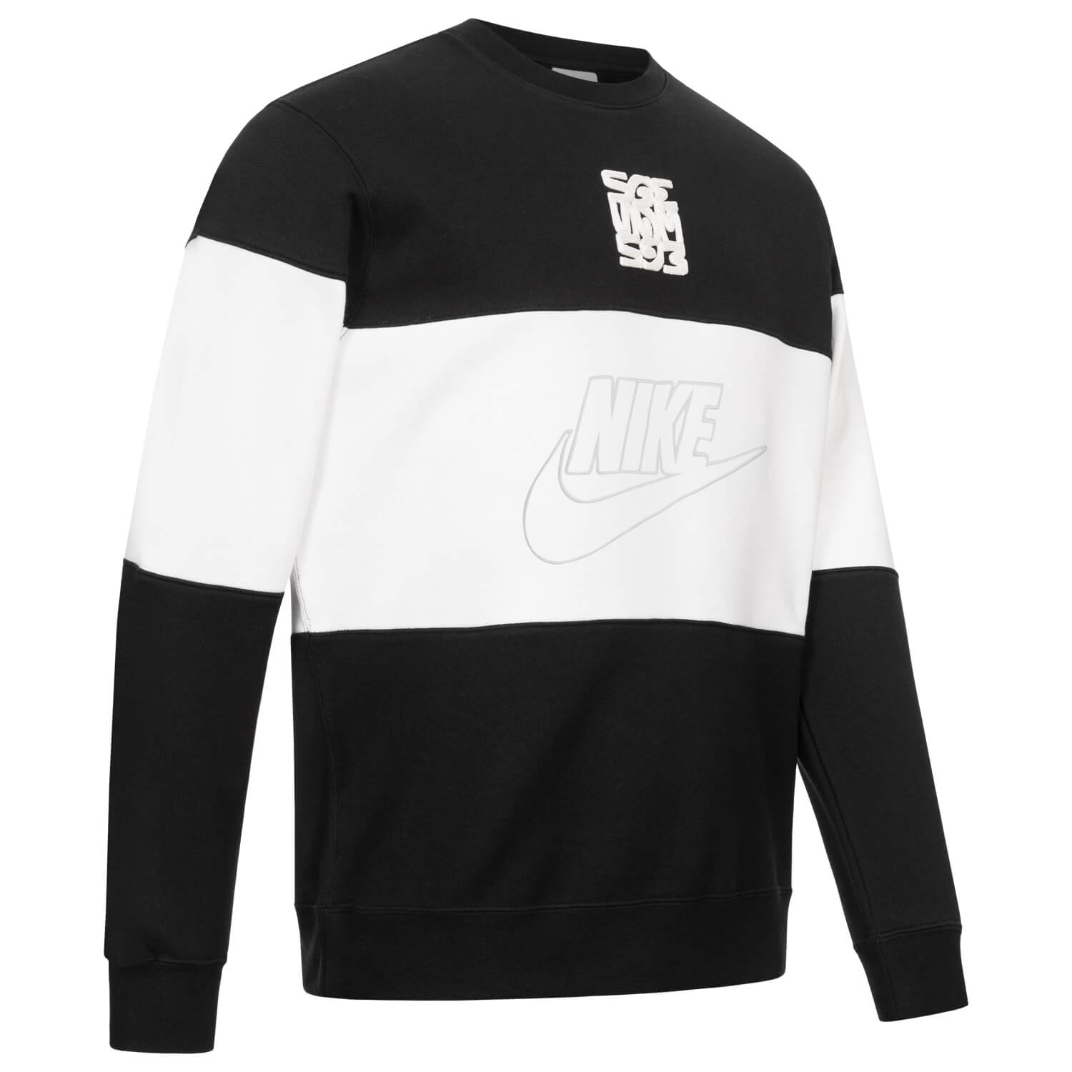 White and black nike jumper sale