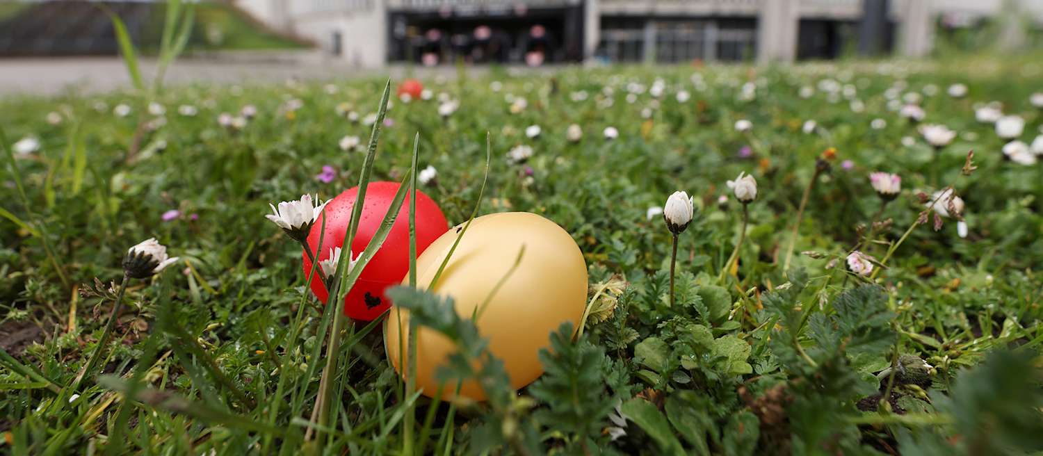 Ostereier im Deutsche Bank Park