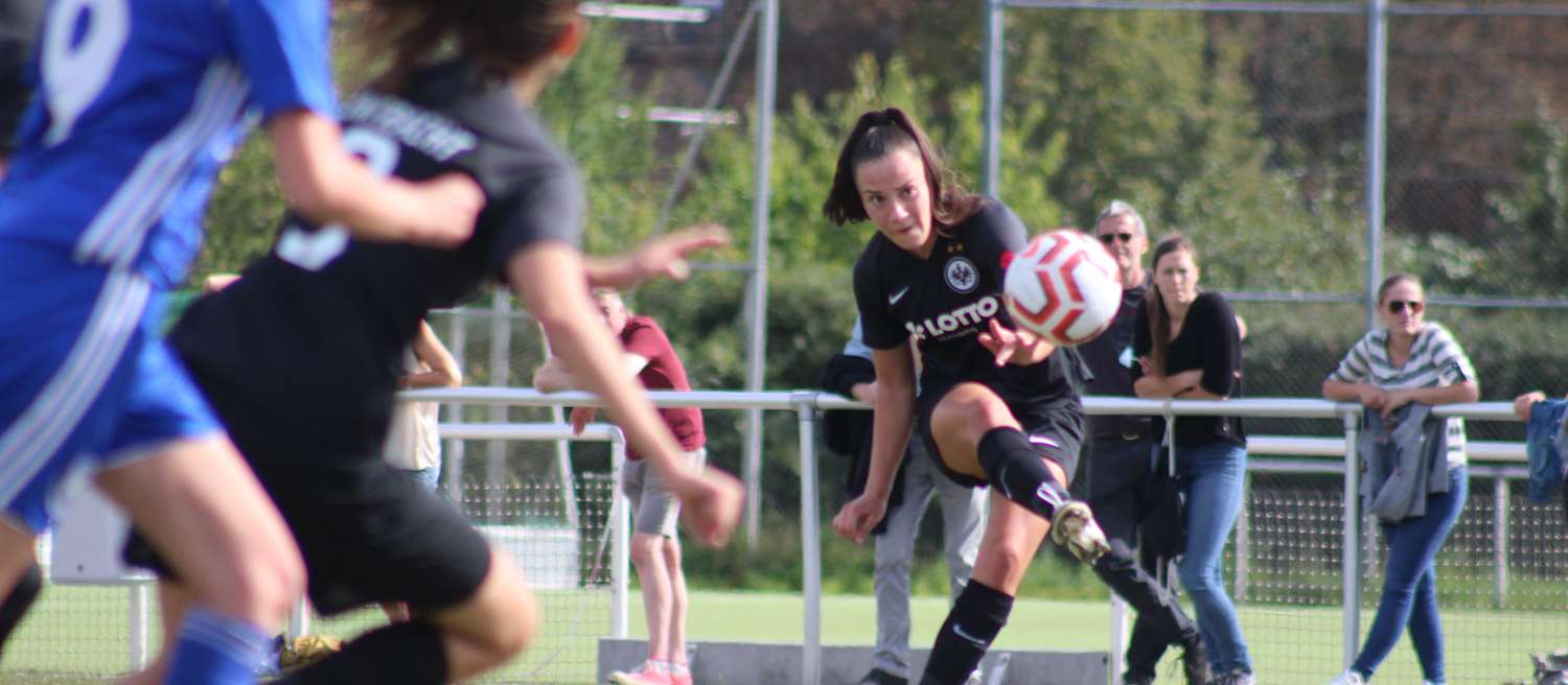 Den ersten Treffer in der neuen Saison erzielte die bosnische Nationalspielerin Ena Taslidza für die Eintracht-Farben zum Saisonauftakt. © 