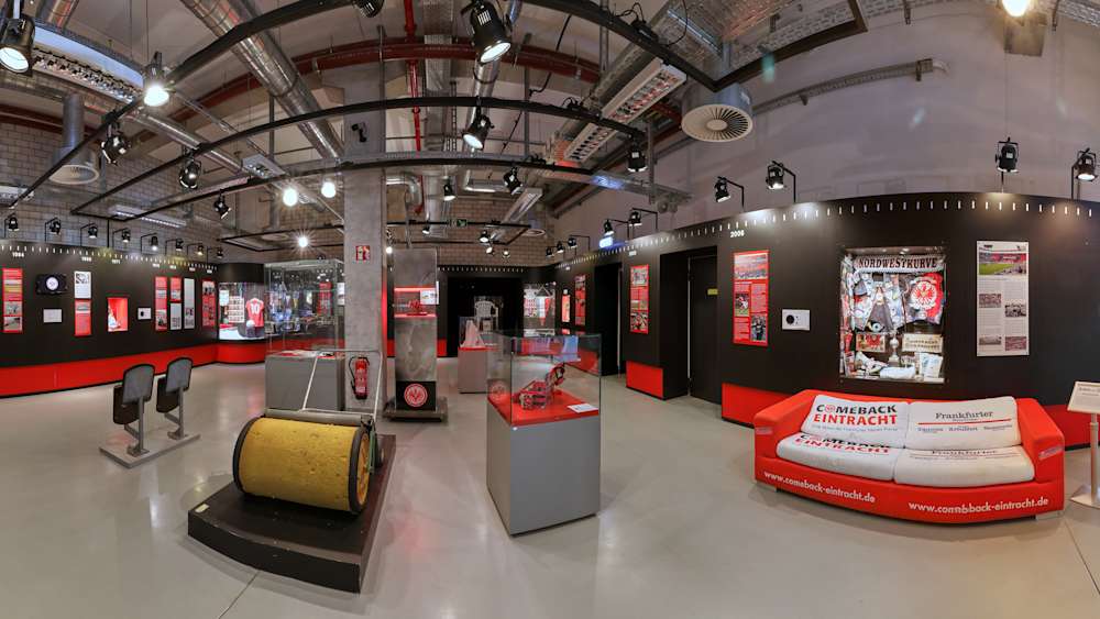 Weitwinkelaufnahme des Eintracht Museums © Eintracht Museum