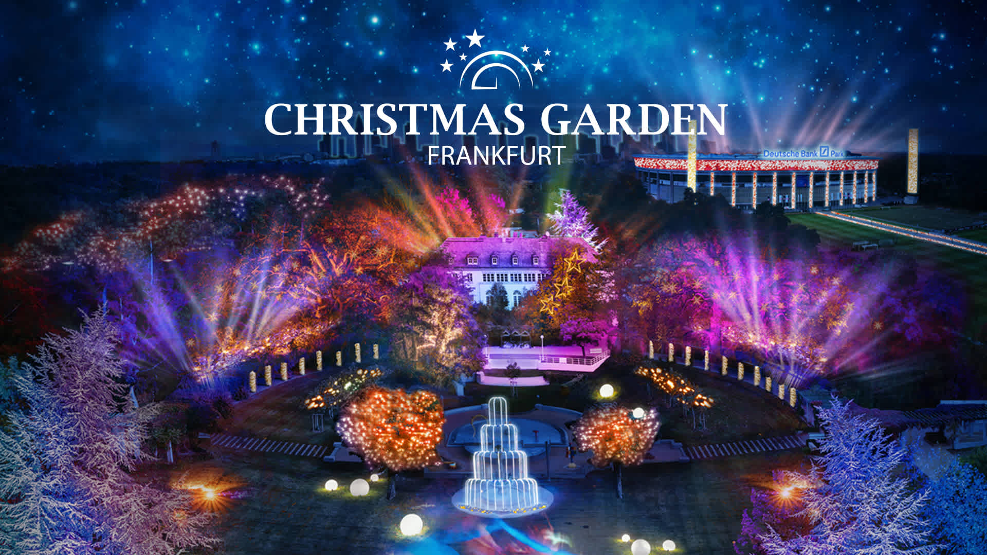 Der Christmas Garden ist Deutsche Bank Park