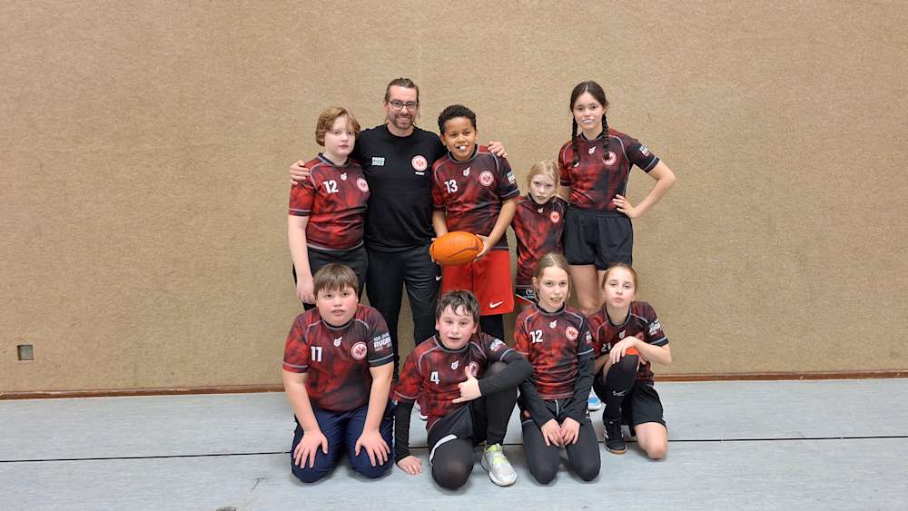 Bild 1: U12 beim Heidelberger RK Hallenturnier
