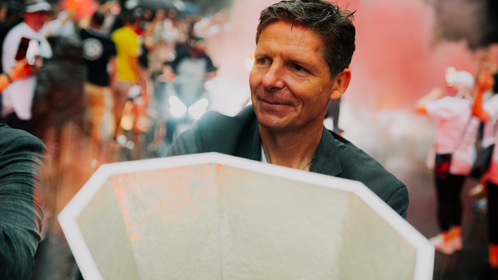 Eintracht Frankfurt bedankt sich bei Oliver Glasner.