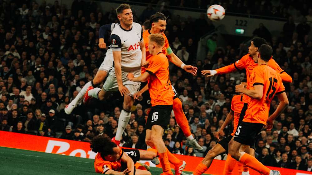 Die Eintracht kämpft gegen Tottenham Hotspur um den Einzug ins Halbfinale der UEFA Europa League.