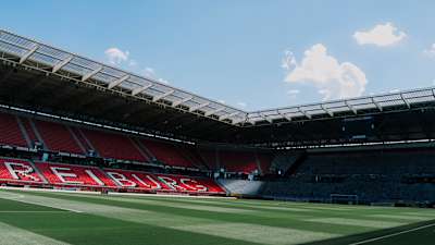 Ort des Geschehens: Das Europa-Park Stadion in Freiburg.