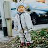 Bild 2: Kids Schal Mini Adler Grau