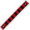 Bild 1: Balkenschal Black & Red