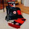 Bild 4: Balkenschal Black & Red