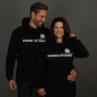 Hoodie FRANKFURTliebe Schwarz