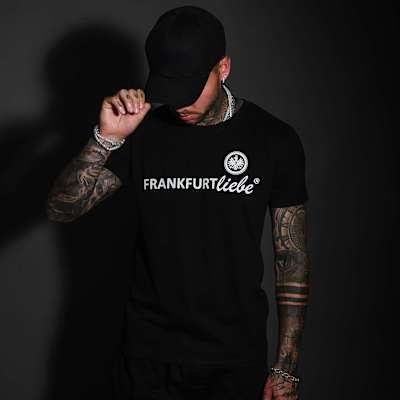T-Shirt FRANKFURTliebe Schwarz