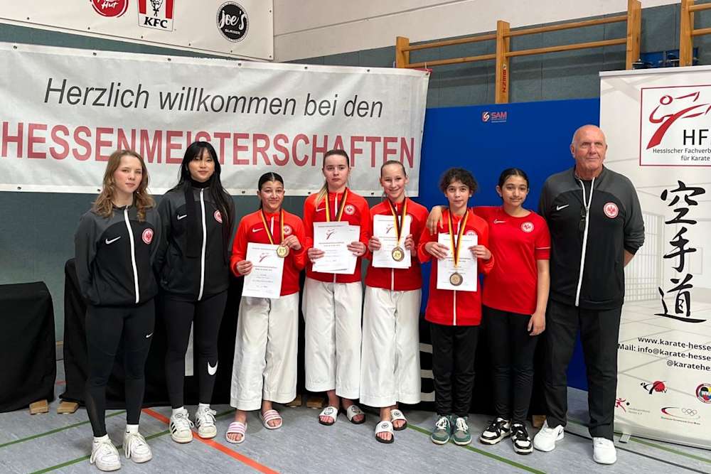 Bild 1: Edelmetall bei der Hessenmeisterschaft