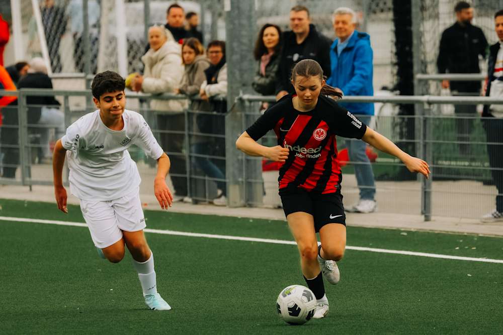 Malu Daut im Spiel gegen die SG Praunheim. 