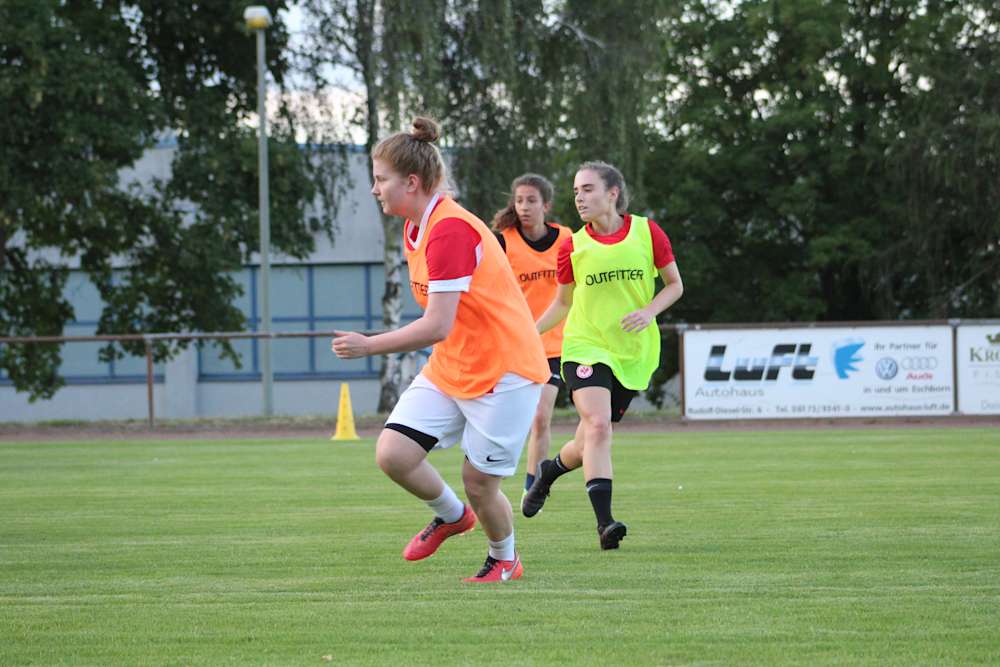 Ob im Spiel oder Training, Defensivspielerin Maren Wolf gab immer 100%. © Denis Michel Biesold