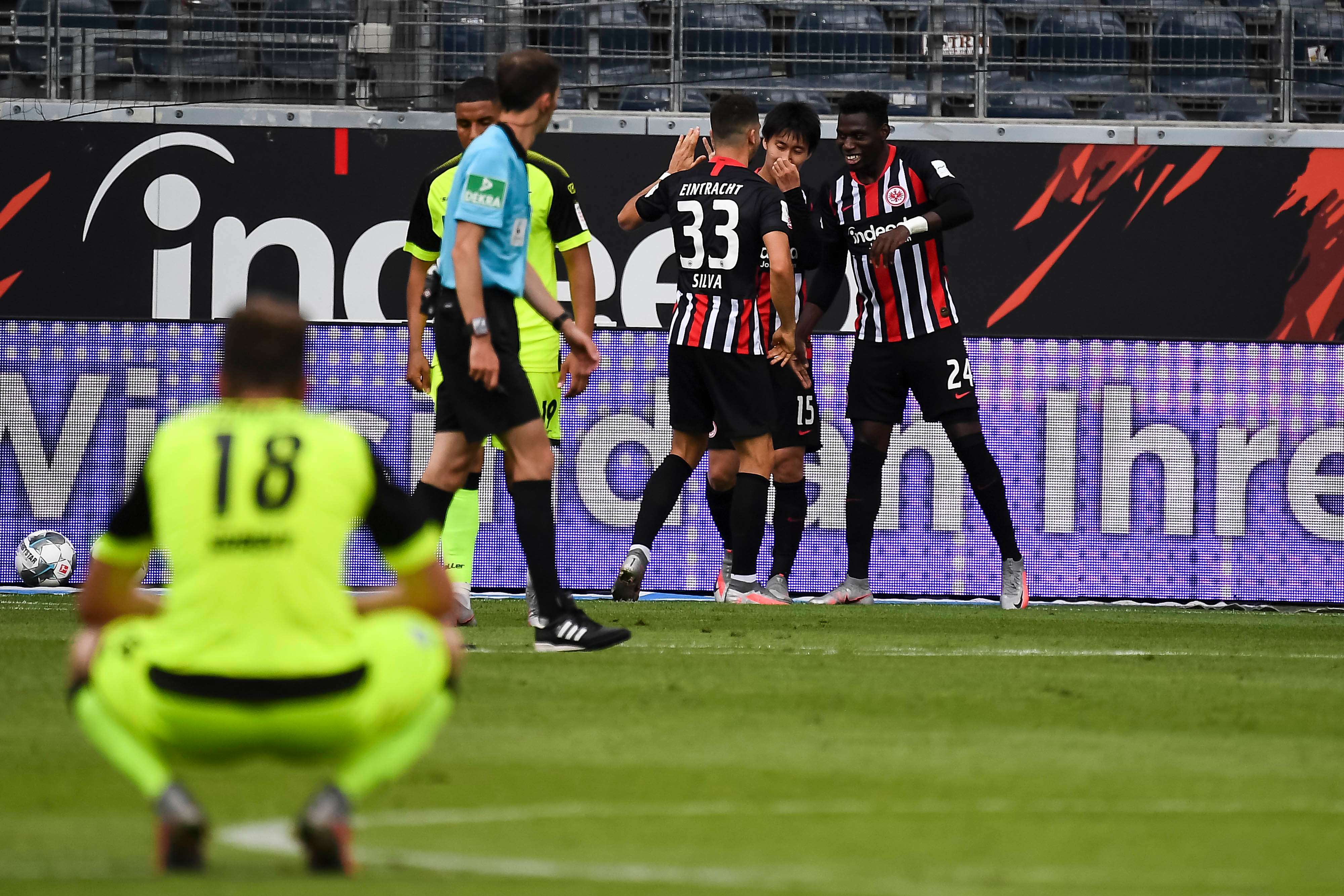 In der 32. Minute erzielte André Silva sein zwölftes Saisontor. Bild 1