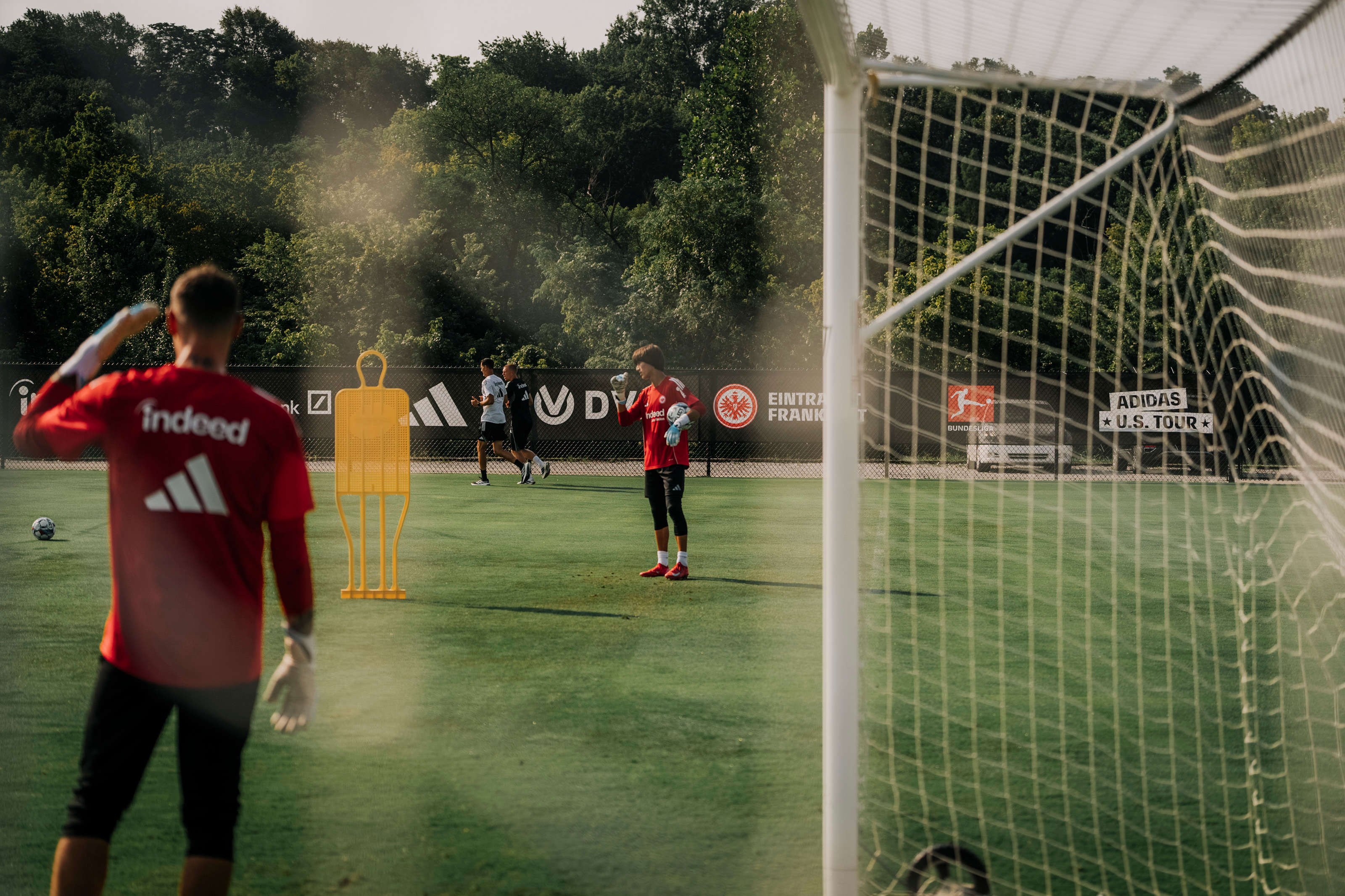 Ein letztes Mal ging es im Trainingslager auf den Rasen in Kentucky. Ein letztes Mal ging es im Trainingslager auf den Rasen in Kentucky.