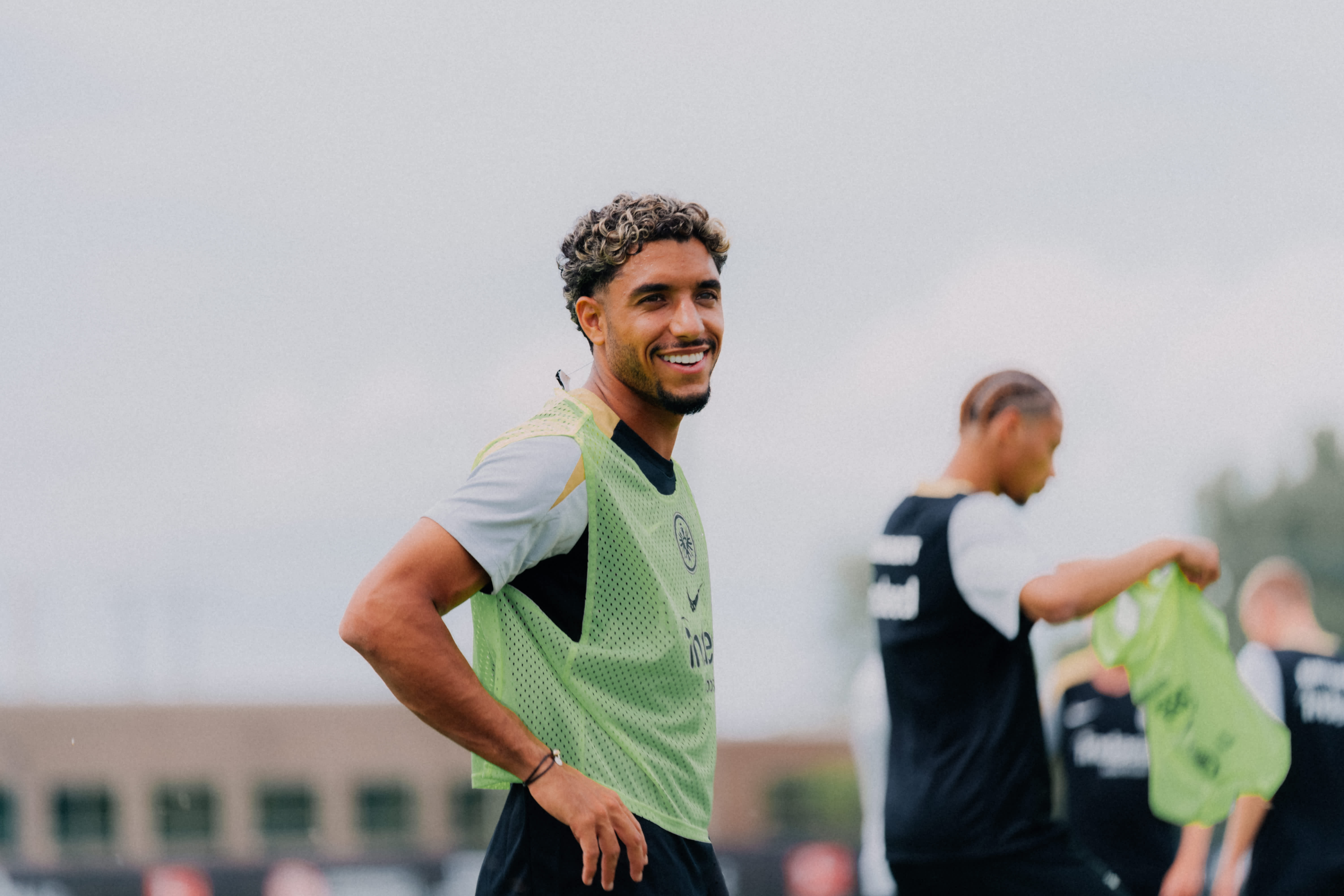Gut drauf: Omar Marmoush. Gut drauf: Omar Marmoush.