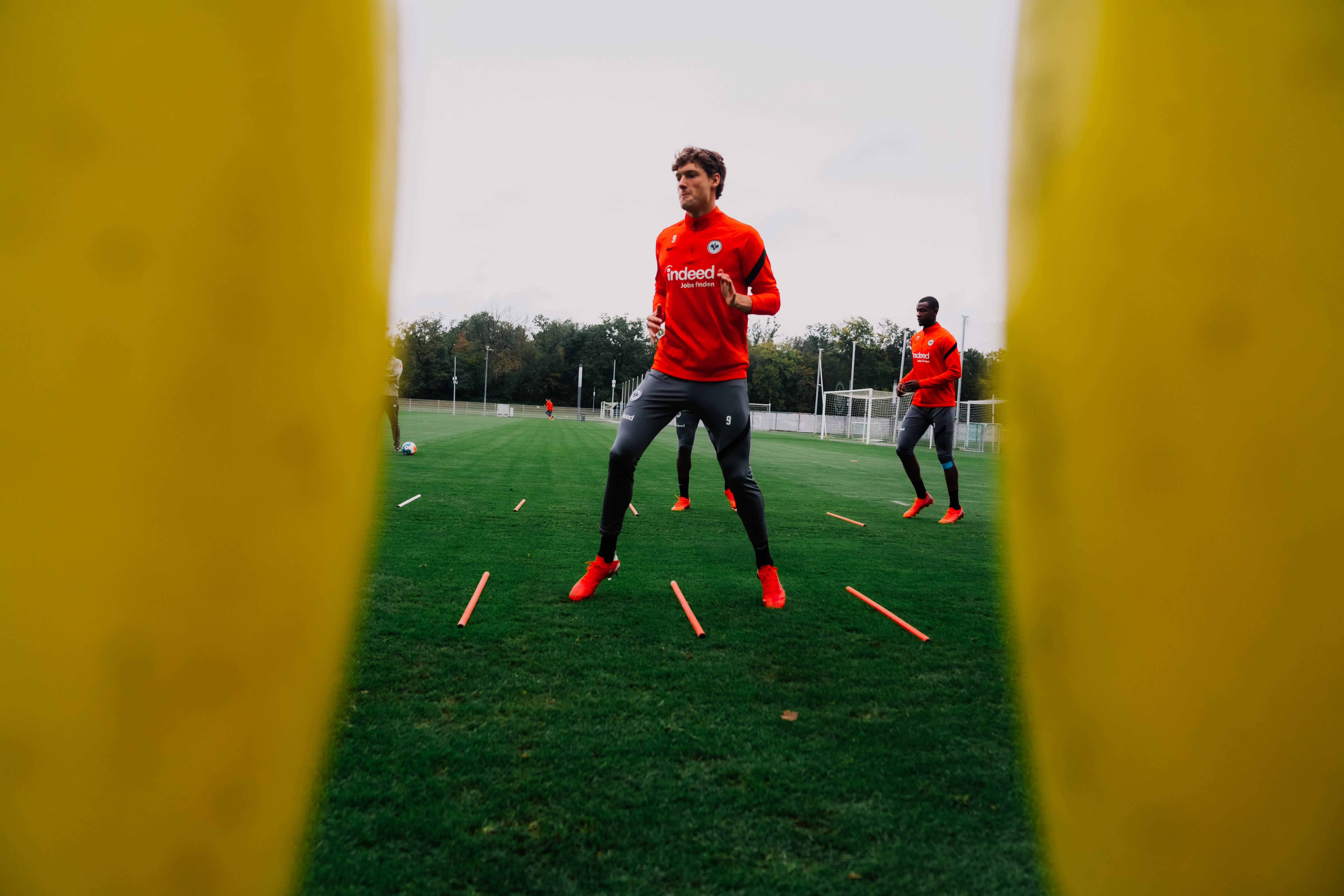 Neuzugang Sam Lammers bewies auch im Training volle Einsatzbereitschaft. Neuzugang Sam Lammers bewies auch im Training volle Einsatzbereitschaft.