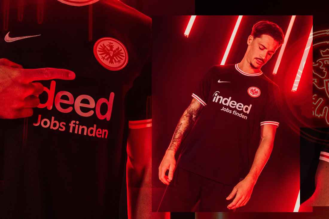 Eintrachts new away jersey