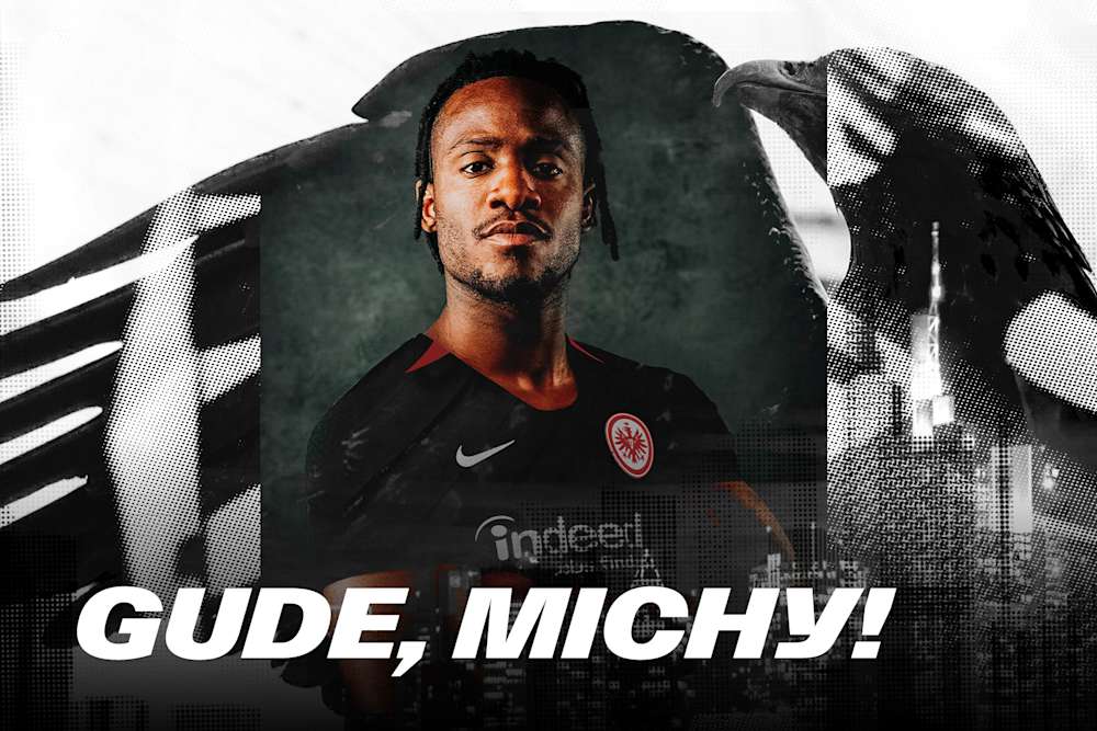 Picture 1: Eintracht Frankfurt sign Michy Batshuayi