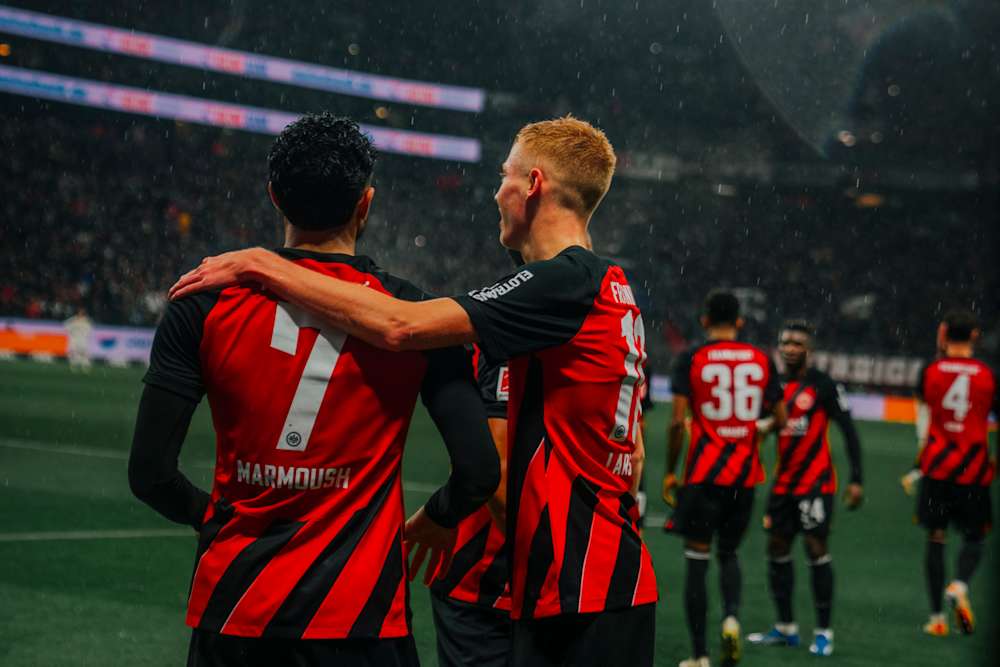 Leistungsträger unter dem Adlerdach: Omar Marmoush und Hugo Larsson.