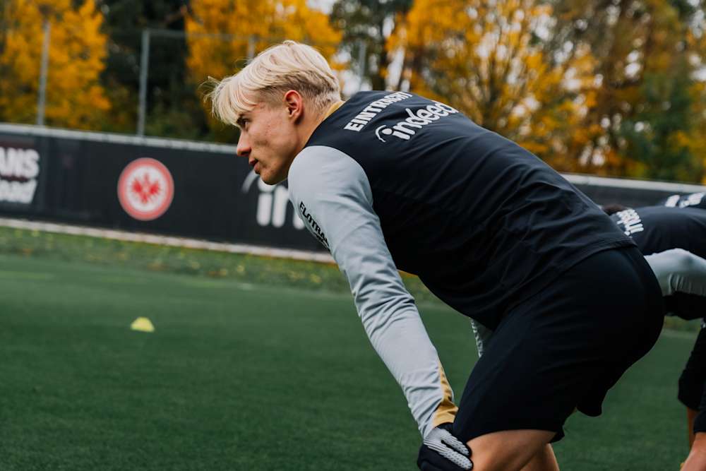 Oscar Højlund completed parts of team training on Wednesday.